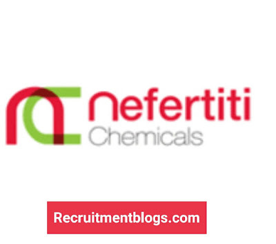 Sales Representative (Chemist ) At Nefertiti Chemicals one of EVA Group of Companies