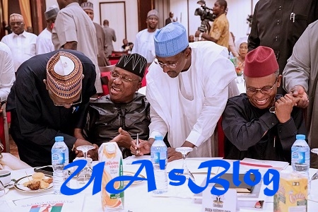 2019: Again, Tinubu Shunned APC Caucus Meeting With Buhari In Aso Rock; Ambode, Aregbesola, Ajimobi Too