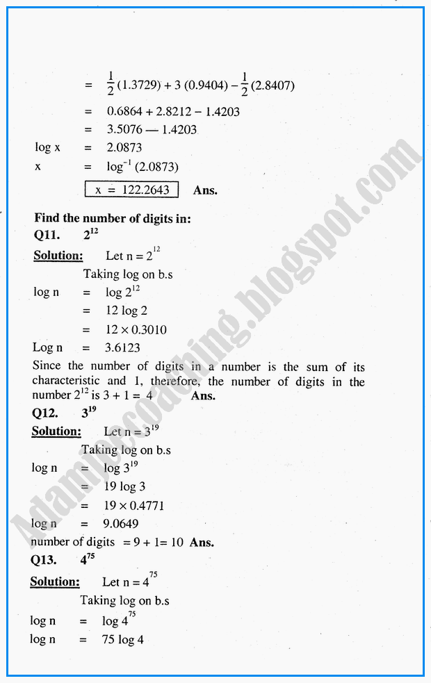 exercise-36-logarithms-mathematics-notes-for-class-10th