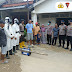 Brimob Lampung Lakukan Fogging Antisipasi DBD di Pemukiman Warga Korban Banjir