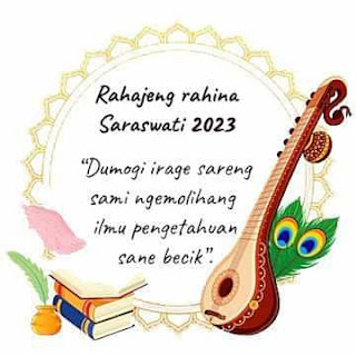 kata kata ucapan rahajeng rahina saraswati 2023