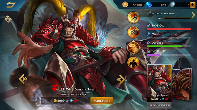 Heroes Evolved : Lu Bu Build Item dan Strategy Menjadi Hero Tak Tertandingi dan Penta Kill