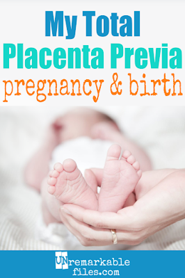 Nothing makes you worry through a pregnancy like being diagnosed with placenta previa. I know because after 4 completely healthy pregnancies and births, I found at 20 weeks that I had a total placenta previa. From pelvic rest to hospitalization, from bleeding to bed rest, from emergency C-section to a NICU baby, here is my story. #placentaprevia #pregnant