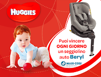 Concorso "Vinci un seggiolino auto con Huggies" : in palio 59 premi ( valore 399 euro ciascuno)