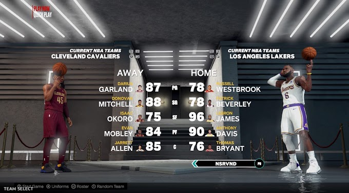 Revamped Team and Uniform Select Screens by DEN2K | NBA 2K23