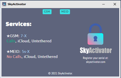 SkyActivator Tool Free Download [ GSM iCloud Bypass with SIGNAL]