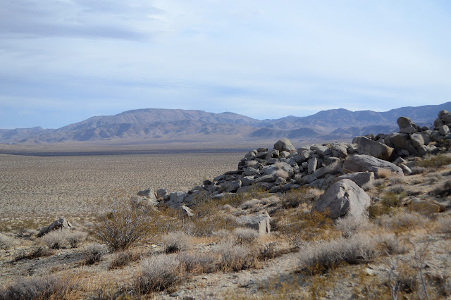 across the desert to a few more bumps