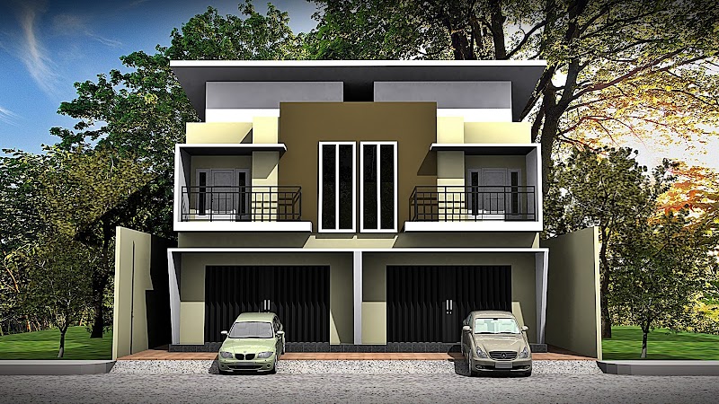 Top Desain Ruko Minimalis Modern, Rumah Minimalis 2 Lantai