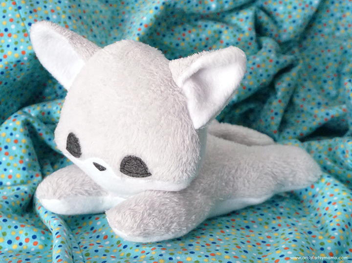 DIY Weighted Wolf Stuffed Animal