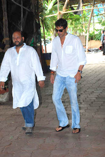 Aishwarya, Rishi Kapoor and Arjun Rampal at Ashok Mehta's prayer meet