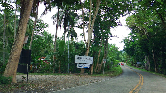 directional signage going to Kuting Reef Resort and Spa in Macrohon Southern Leyte