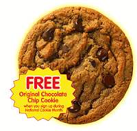 Free Chocolate Chip Cookie