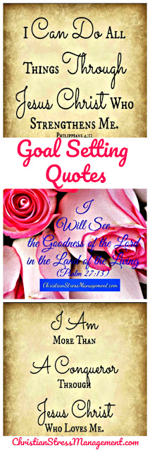 Goal setting quotes from the Bible to remember