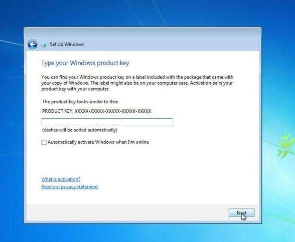 cara instal windows 7, memasukan kode