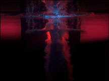 Bill Viola, Five Angles for the Millennium, Angel of Fire