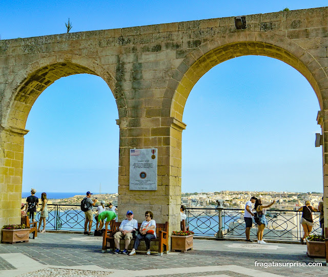 Upper Barrakka Gardens em Malta