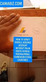 How to verify Google AdSense account without PIN in Nigeria/Cameroon/Africa