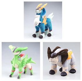 Pokemon Plush Cobalion Terrakion Virizion Tomy