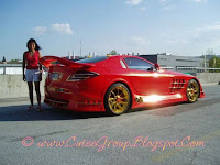 Red Gold Mercedes Benz SLR McLaren