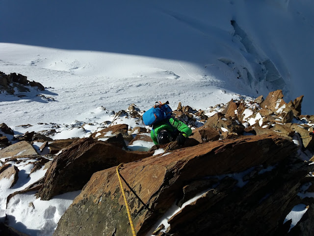 Wspinaczka na Dufourspitze, Cresta Rey - Filar Królewski. Crazy_Alpinist. KW Kraków.