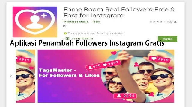 Aplikasi Penambah Followers Instagram Gratis