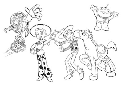 Desenhos para Colorir do Toy Story – Imagens para Imprimir e pintar