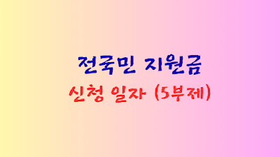 전국민-지원금-신청일자-강조-이미지
