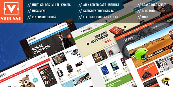 Responsive Multi Store Magento Theme