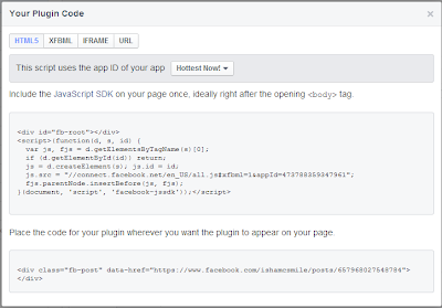 Facebook Configurator tool