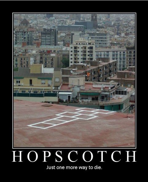 Hopscotch - Just one more way to die