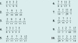 Soal Matematika SD Kelas 6 - Mengurutkan Pecahan