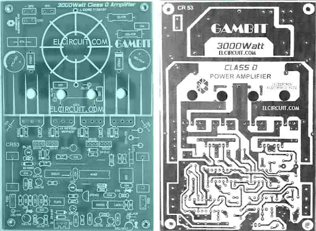 PCB Layout Powerful Amplifier Class D