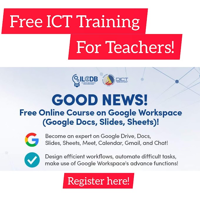 Free Online Course on Google Workspace (Google Docs, Slides, Sheets) Register here!