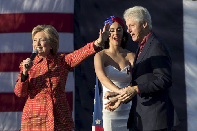 Mundo/ Bill Clinton sale a hacer campaña para Hillary junto a Katy Perry