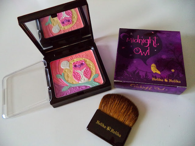 holika holika midnight owl highlighter 02 shy owl swatches