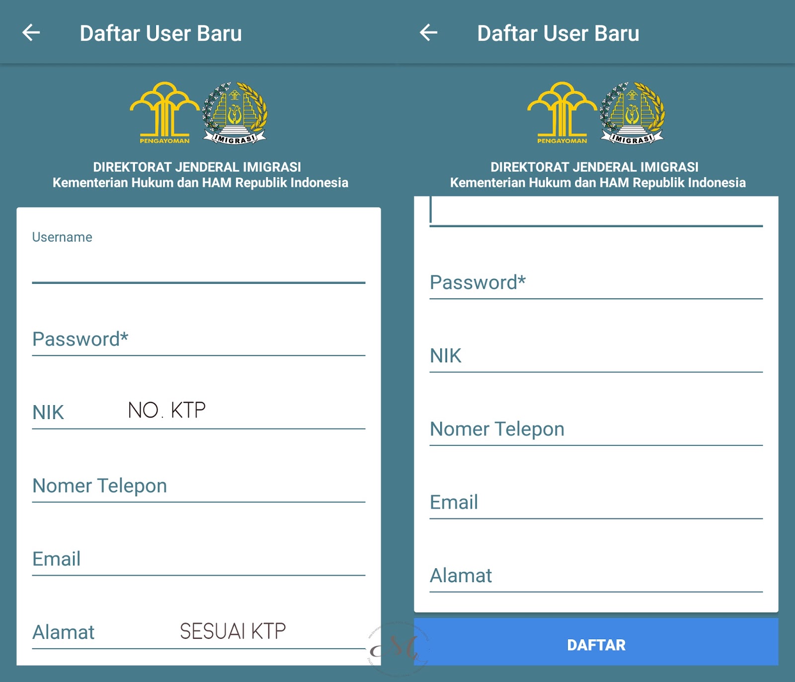 aplikasinya kamu bisa disini masuk ke aplikasi kamu harus daftar untuk pembuatan akun di aplikasi nama alamat dan nomer ktpnya jangan sampai