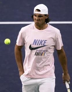 Picture of Nadal at 2009 Indian Wells