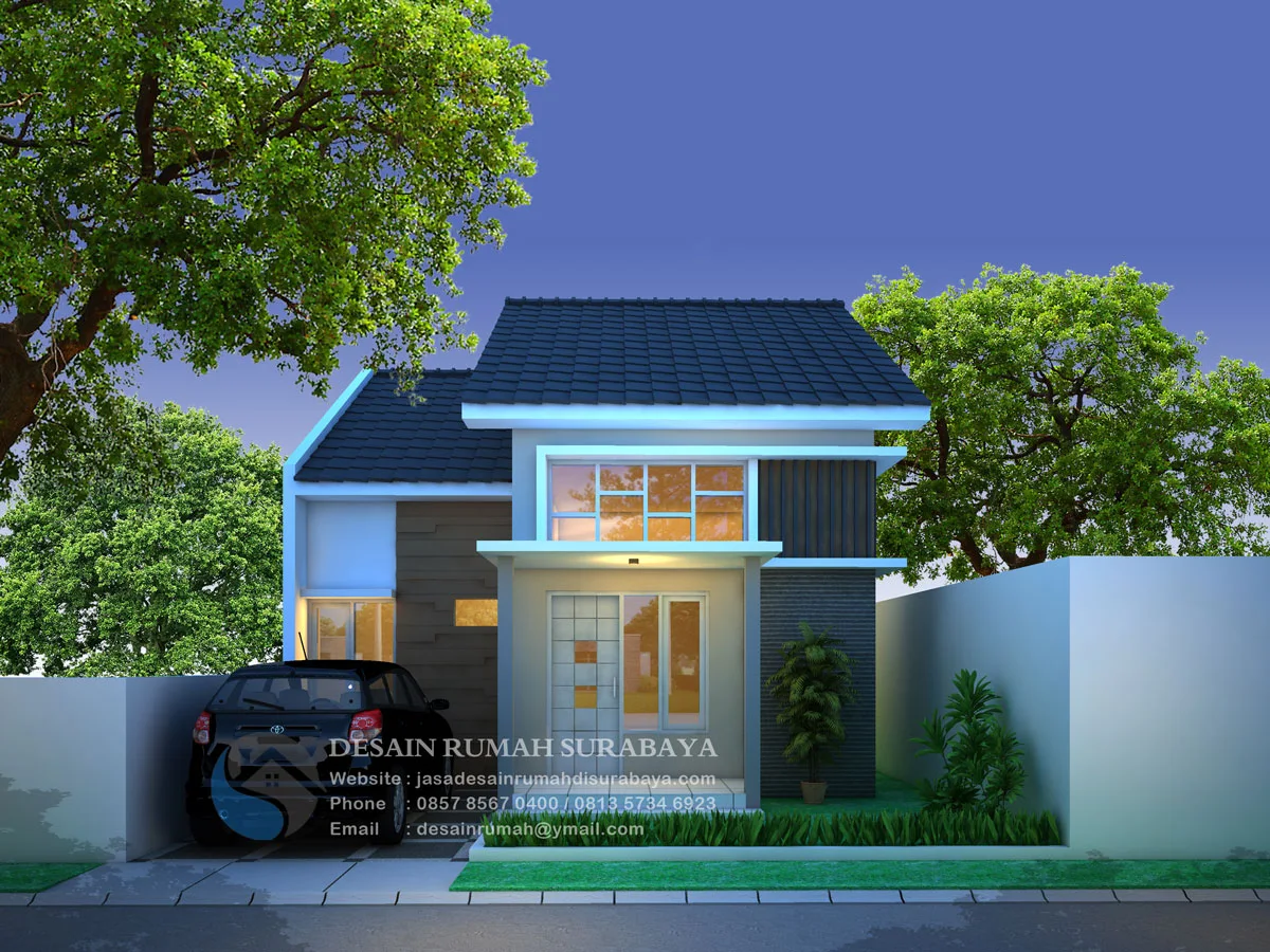 Jasa Desain Rumah Minimalis Modern 1 Lantai Di Bojonegoro - Rumah minimalis modern 1 lantai