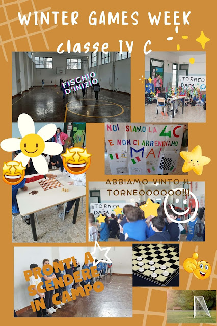 "Winter Games Week I.C. Anzio I" - Torneo di DAMA - Scuola Primaria classi  IV C plesso Ambrosini centrale