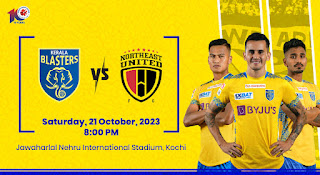 Kerala Blasters FC are set to face Northeast United on Saturday in their fourth match of the 2023-24 Indian Super League - SportsNight