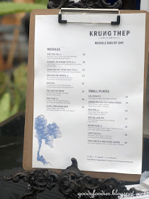 Krung Thep KL Menu