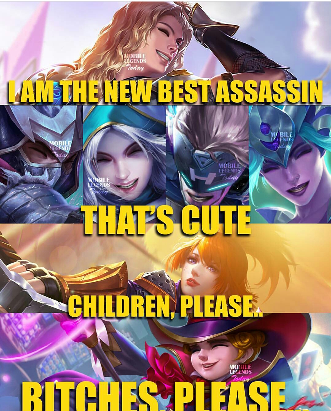 Gambar Meme Lucu Mobile Legend Untuk Xiaomi Stok Gambar Lucu