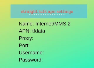 Straight Talk APN Settings for Android