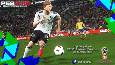 PES 2018 PES Professionals Patch 2018 Option File 18/06/2018 by Sofyan Andri