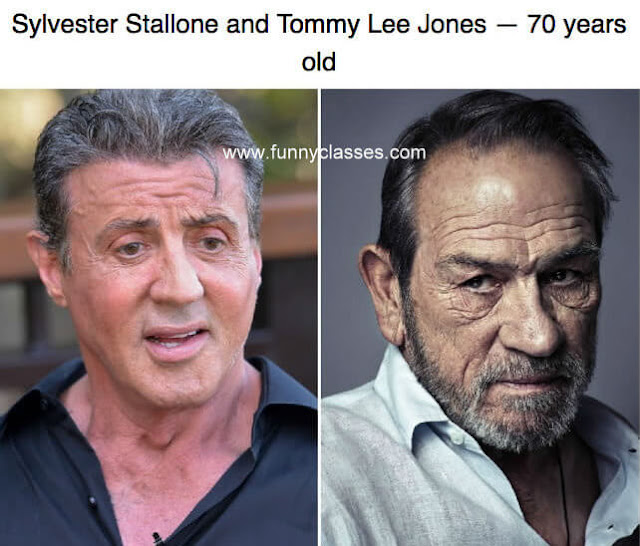 Sylvester Stallone and Tommy Lee Jones