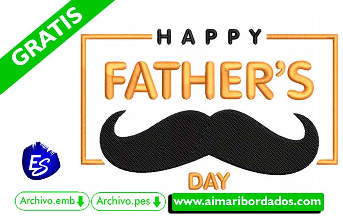 Letras Happy Day Fathers para bordar