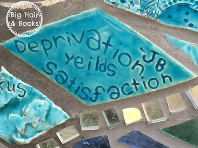 Tile from the mosaic wall at Deep Eddy - Austin, Texas #ATX #travel #art #encouragement