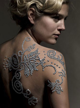 Henna Tatoos Permanent on Permanent Style  Diamond Tattoo By Shimansky