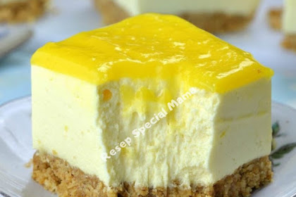 NO BAKE LEMON CHEESECAKE BARS RECIPE