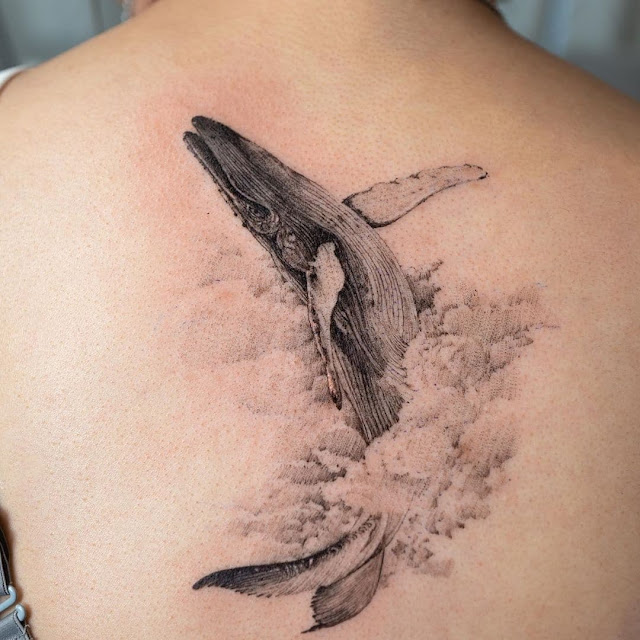 50 tatuagens de baleia para mulheres